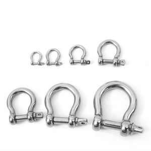 Low price Supply Marine Crane Lifting Hdg Bolt Type Chain D Shape Stainless Steel Shackle