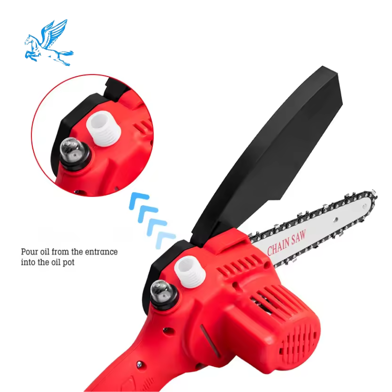 6Inch Portable Handheld New electric chain saw mini chain saw cordless chainsaw for orchard