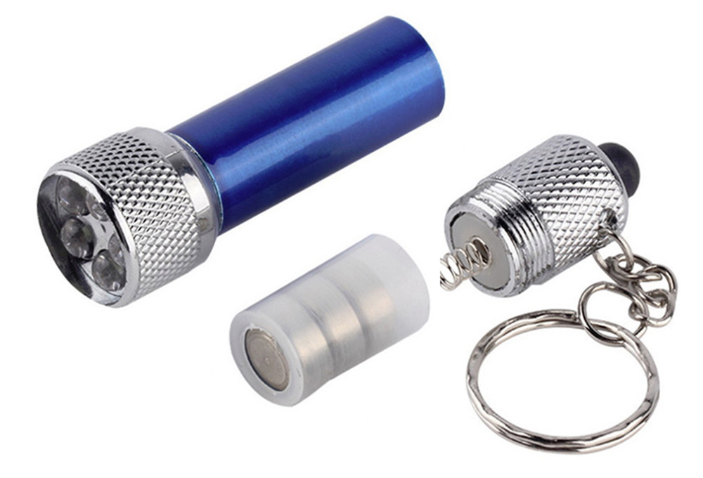 Mini LED Camping Flashlight Torch Keyring Portable KeyChain Flashlights