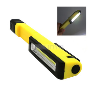 Super Bright COB LED Pocket Pen Shape Work Light Torch with Powerful Magnetic Base & Rotating Magnetic Clip