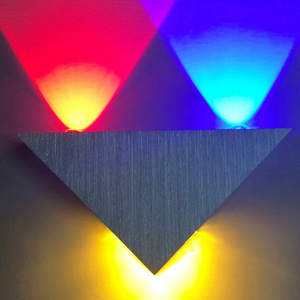 3W Living Room wall Lamp LED Triangular 85-265V Comfortable Brightness Wall Light