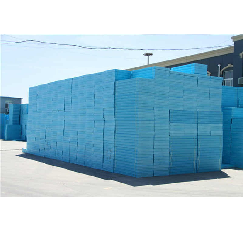 Fire Retardent Polystyrene Styrofoam XPS Waterproof Sound Insulation Foam Board With Blue Color