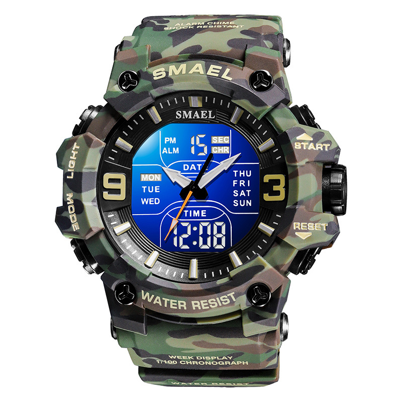 new arrival SMAEL 8049MC electronic watches camouflage watch relojes de hombre sports watch