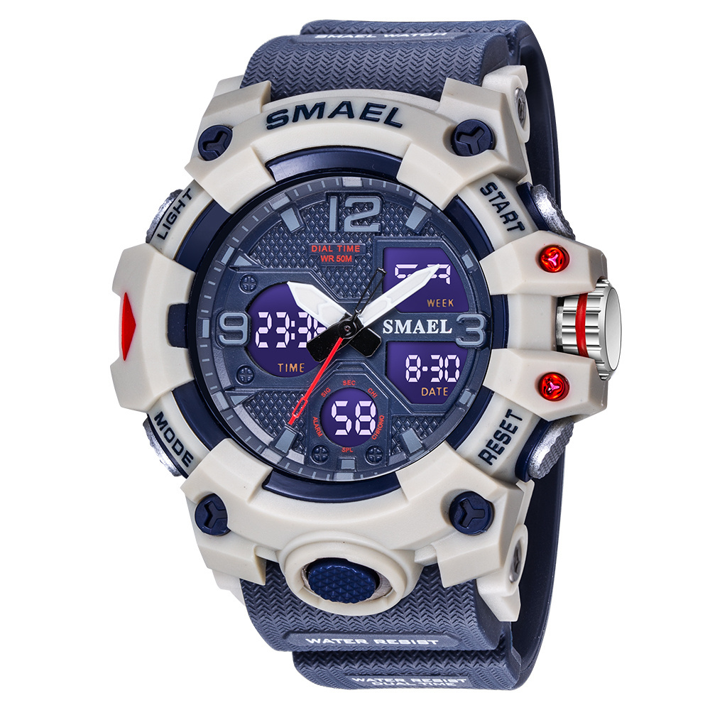 SMAEL Factory Direct Sales Men Woman Sport Watch Digital Plastic Watch 8008