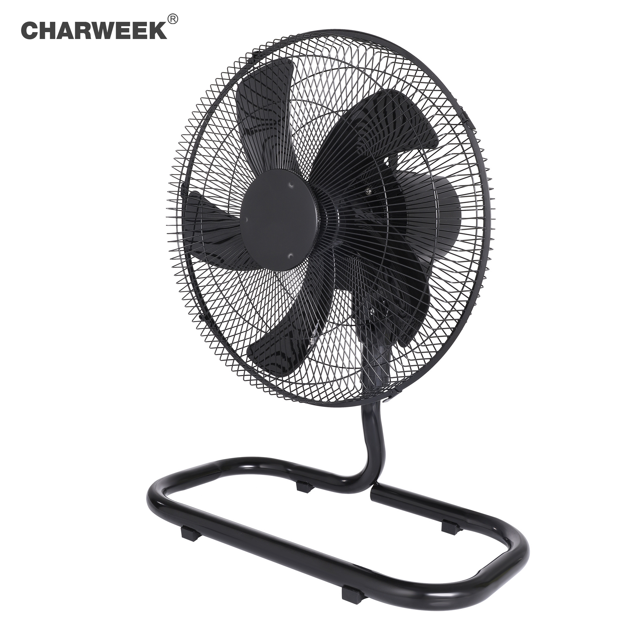 AC/DC Operation Metal Grill 14 Inches 3 Blades Rechargeable Home Solar Fans Rechargeable Electric Fan