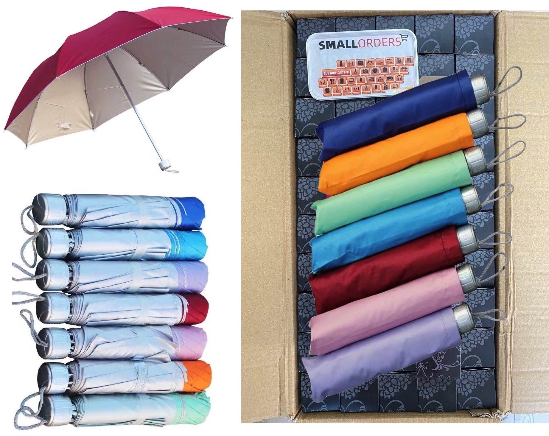 SmallOrders corporate business gov commerce Commercial support new product ideas promotional umbrella