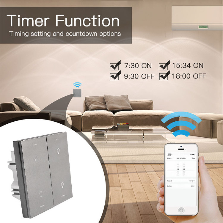 Smart Home Invisible Wall Switch 12V 24V LED Light Touch Dimmer Sensor Switch For Glass Cabinet Furniture