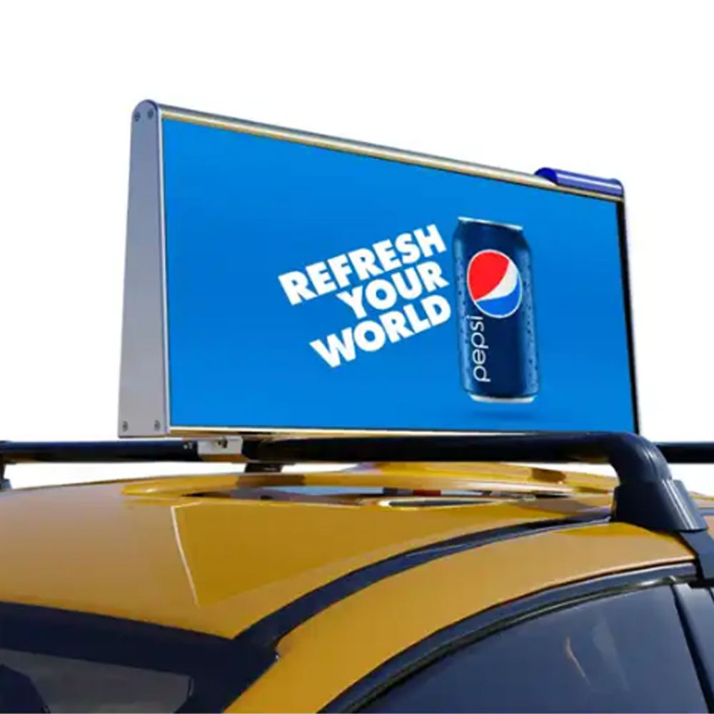 Taxi Top Led Display P2 P2.5 P3 P4 P5 Double Side Advertising Car Roof Topper Led Display Sign Taxi Top Outdoor Led Screen