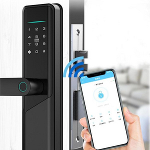 Automatic Security Biometric Fingerprint Handle Interior Intelligent water proof smart lock Keyless Smart Door Lock