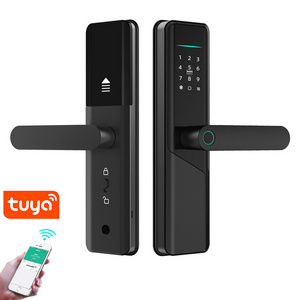 The Cheapest Factory Automatic Fingerprint Lock Tuya Smart Lock 3D Face Id Recognition Digital Door Lock With Doorbell