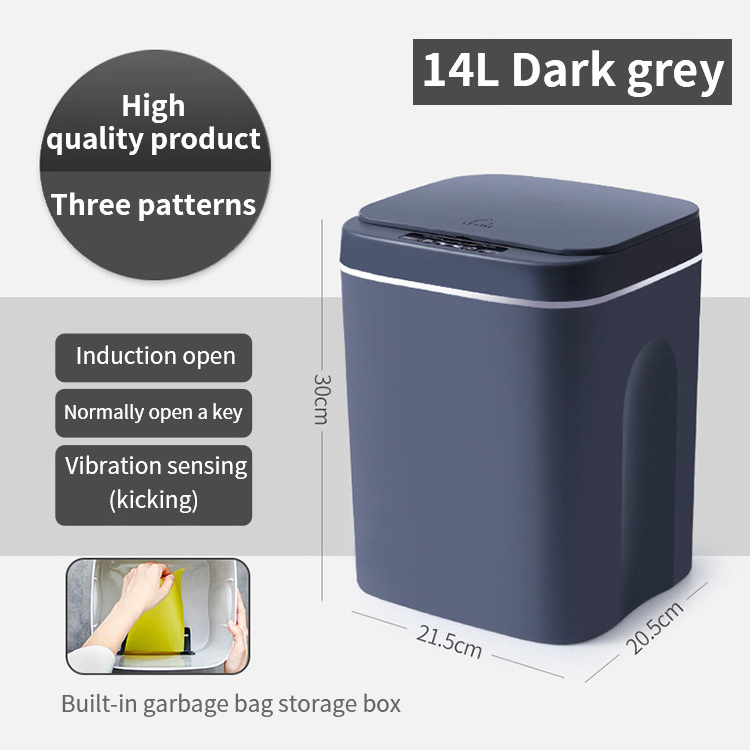 living room smart touch sensor trash can waste bin trash bins with sensor