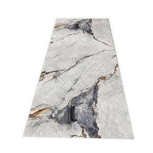 Europe Hot Sale Waterproof Grey PVC Wall Panel Marble LookFor Shower Wall Panel & Bathroom Wall Cladding Interior Deco