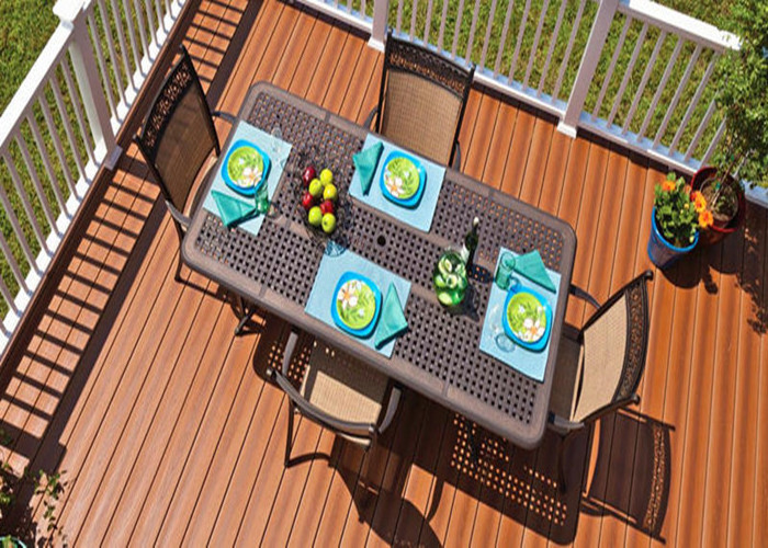 Outdoor WPC Composite Decking Interlocking wood decking with STAINLESS STEEL 304 START CLIP FOR CONNECT FIRST DECK FLOORING