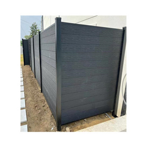 co-extrusion garden fence aluminum post composite decorative price wpc fence