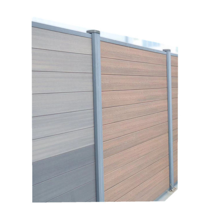 co-extrusion garden fence aluminum post composite decorative price wpc fence