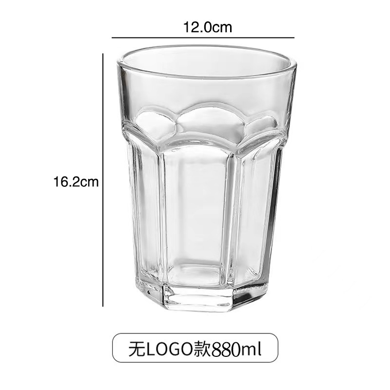 wholesale 17oz glass cup beer glasses custom octagonal Hoegaarden Pint Beer Glass belgian beer glass