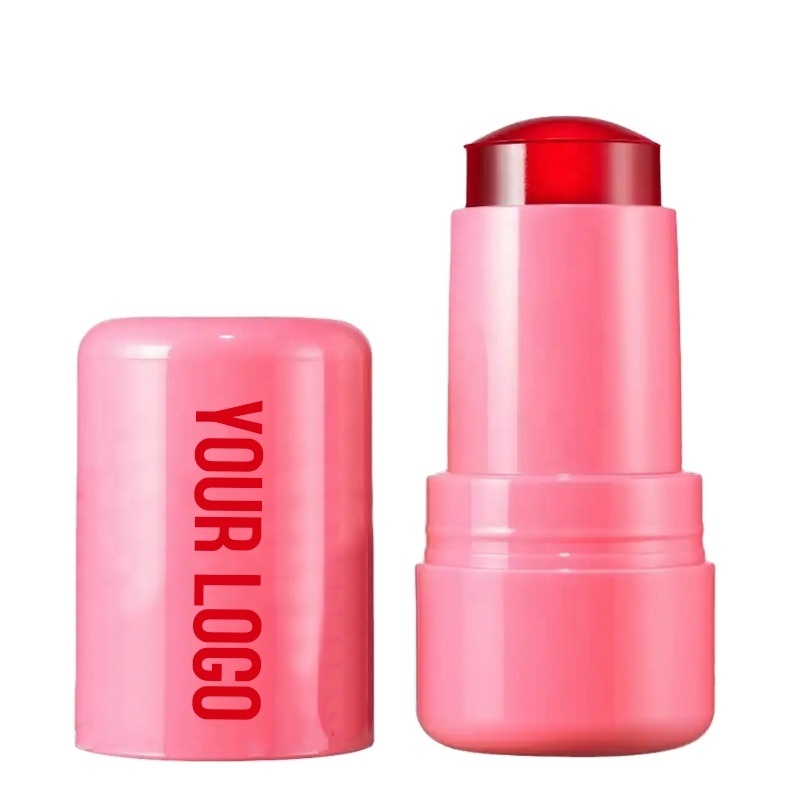 New Arrival Face Eye Blush Lip Makeup Jelly Blusher Private Label  Cute Lip Tint Stain Cream Jelly Blush Stick