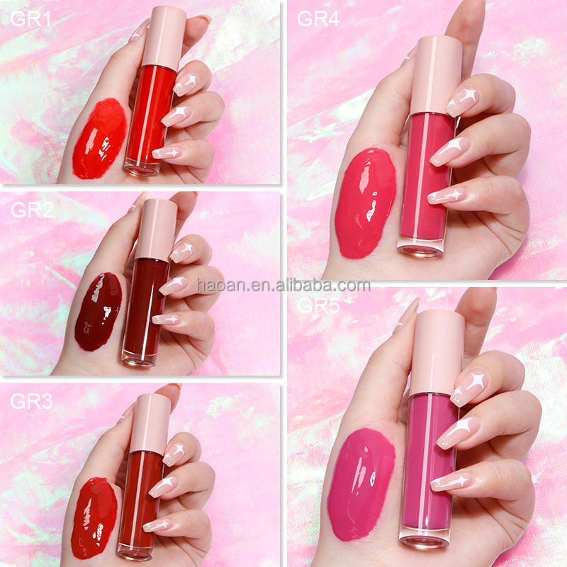 L05 Custom private label lipgloss cosmetic lip plumpling gloss wholesale liquid lip gloss