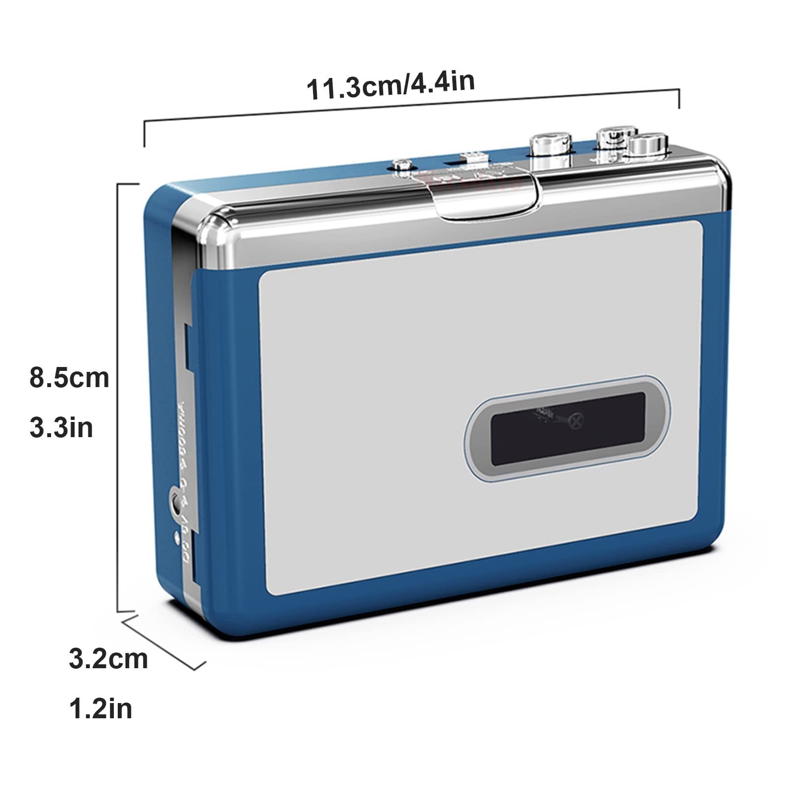 Factory Hot sell BT Cassette Recorder Player Mechanism Automatic Tape Machine With 3.5mm Microphone Earphone Tape Player