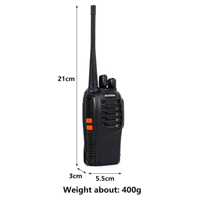 Cheapest Radio Walkie Talkie 888S UHF 3000 Mile Mini Walkie Talkie 400-480MHz For Outdoor Adventure Engineering Rescue