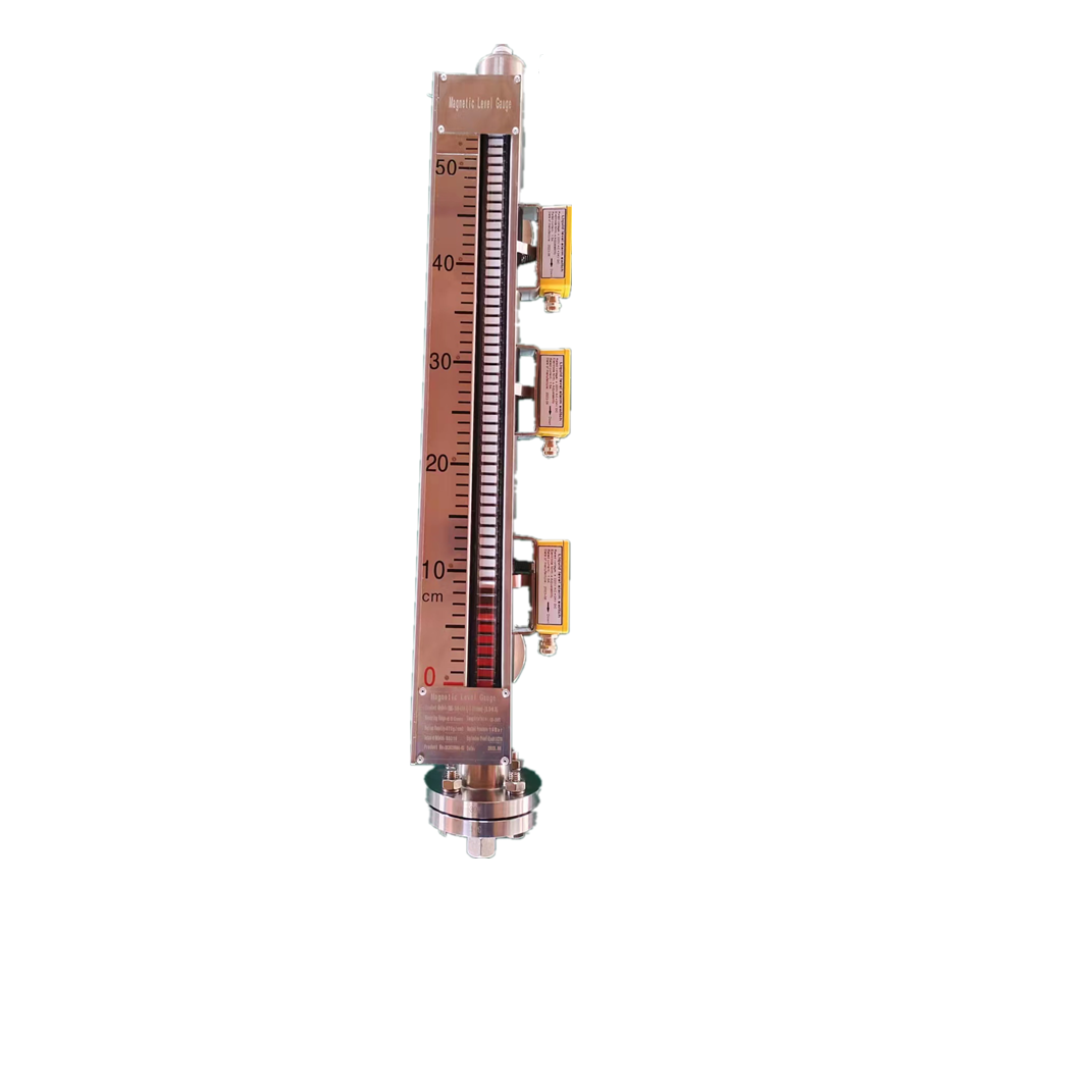 Magnetic flip column type magnetic float level meter magnetic flip sheet type magnetic float level meter