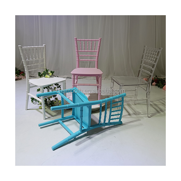 Party Stackable pp Plastic Chiavari Chair Ghost Tiffany Kid Chair For Child