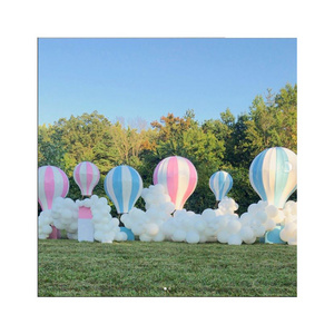 Hot Air Balloon Fiberglass Decoration Hot Air Balloon Sculpture For Wedding Decoration