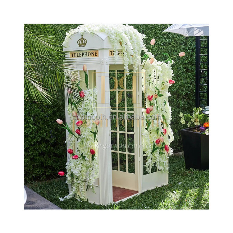 New Design Antique Wedding Decor London Telephone Booth Decoration Antique Telephone Booth For Sale