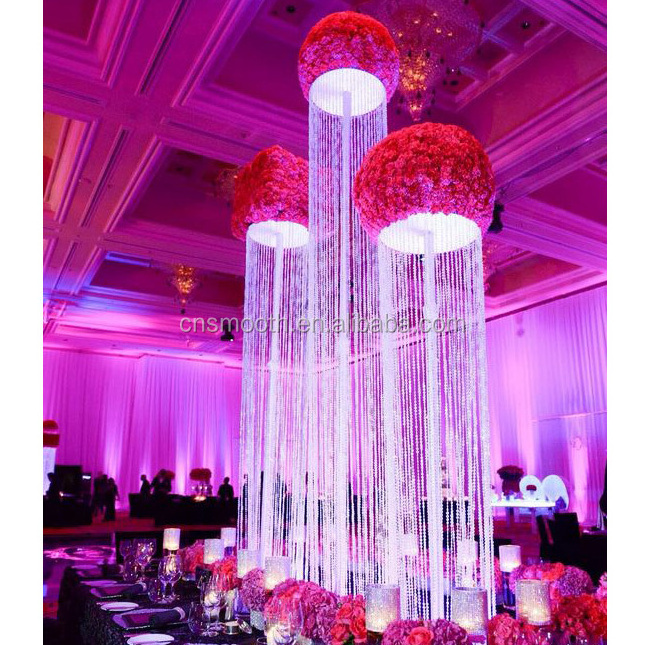 Beautiful crystal string curtain