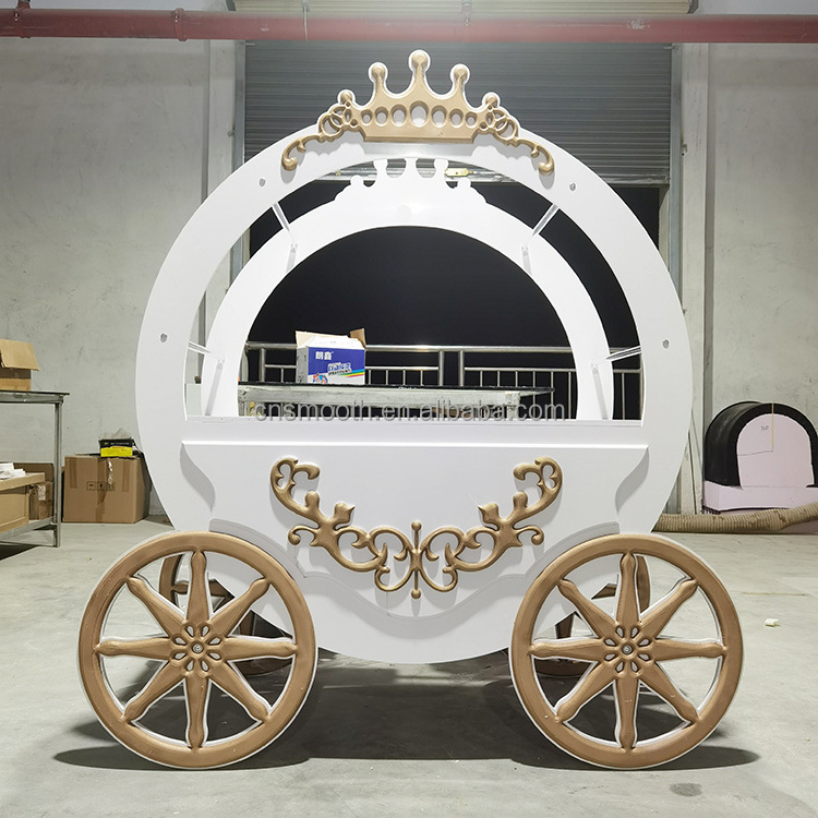 Wholesale wedding party supplies gold candy cart wedding event decoration sweet cart dessert cart display racks