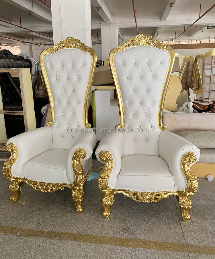 Bride and Groom Wedding Love Seat Sofa High Back Royal Furniture Queen King Throne Chair