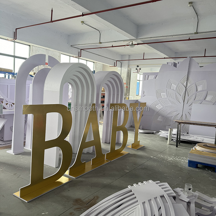 Wedding Props 3ft 4ft Mirror Marquee Birthday Number Letters Gold Acrylic Numbers for Birthday Party