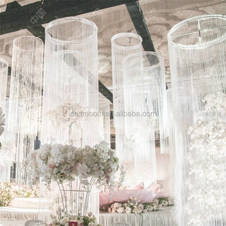 Beautiful crystal string curtain