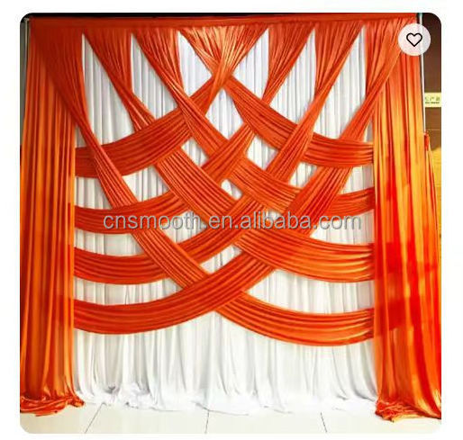 OEM Customized Design Indian Party Wedding Curtain Backdrop