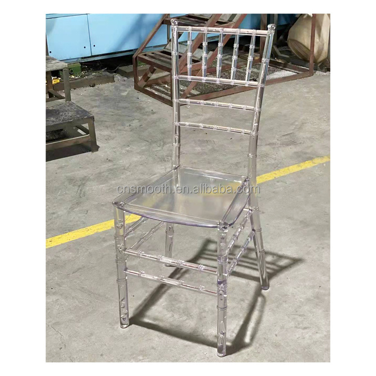 Wholesale Hotel Transparent Stackable Clear Napoleon Chavari Tiffany Acrylic Chairs For Weddings And Banquet