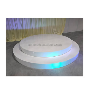 Banquet Stage/Wedding Round Stage Platform Portable Acrylic Platform Wedding Stage Floor Backdrop