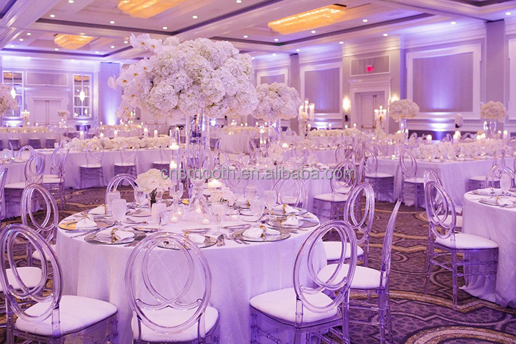 Wholesale Hotel Transparent Stackable Clear Napoleon Chavari Tiffany Acrylic Chairs For Weddings And Banquet