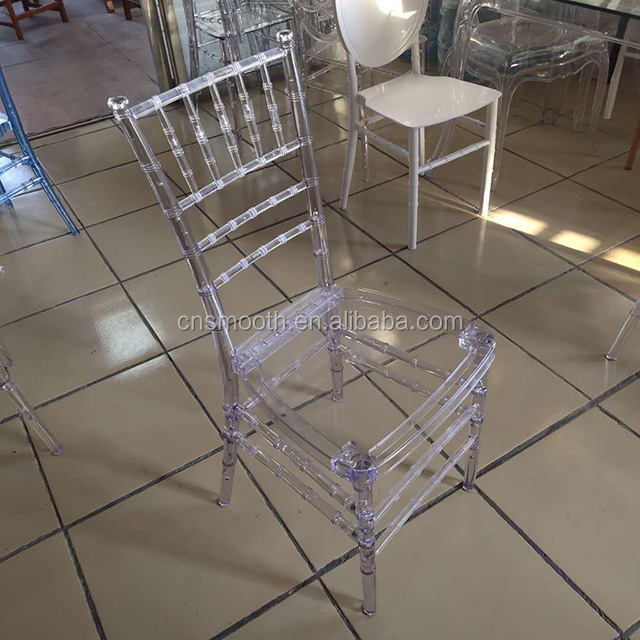 Wholesale Wedding Event Resin Clear Sillas Tiffany Chiavari Chair