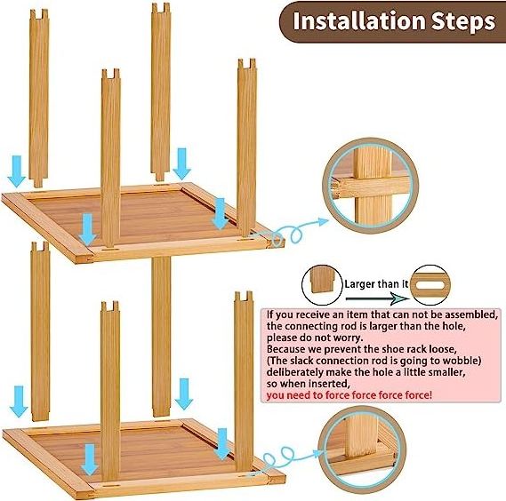 Vertical Shoe Rack 6-Tier Slim Freestanding Shoe Storage Shelf for Entryway, Compact Vertical Shoe Stand for Bedroom Closet