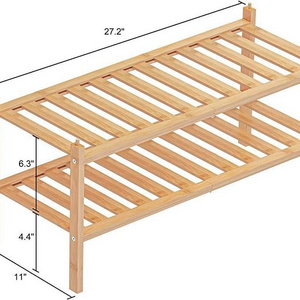 Shoe Rack for Closet, Stackable Shoes Rack Organizer Free Standing Shoe Shelf for Entryway