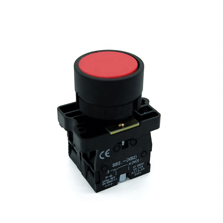 SB2-EA3341 Plastic IP66 Momentary Boat Car Flush  Pushbutton  Switch