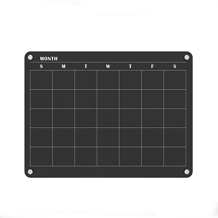 Acrylic To Do List  Weekly Monthly Vision Whiteboard Dry Erase Calendar for Fridge