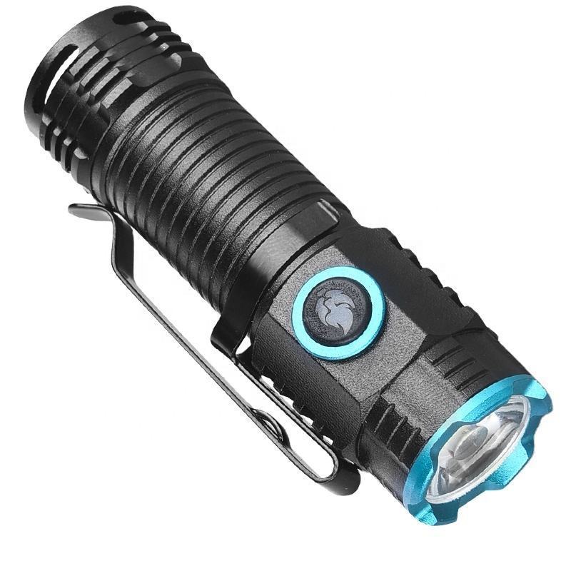 New Mini Strong Light Flashlight Super Bright Models Mini Lights Usb Portable Outdoor Camping Flashlight Especially for Ladies