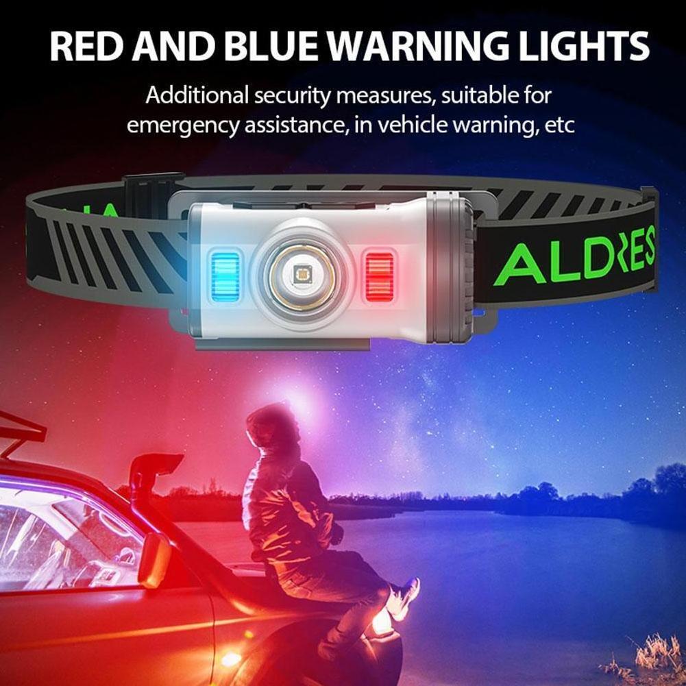 Explorer Sensing headlight Strong charging super bright fishing special night fishing headlight flashlight cap clamp light