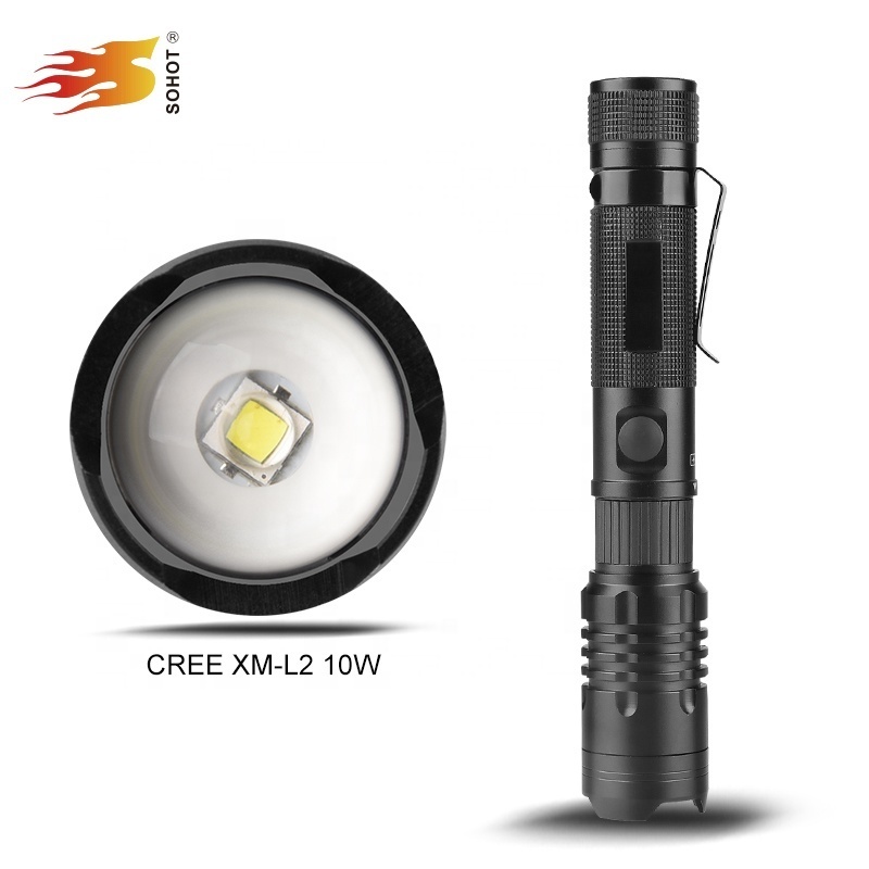 1000 Lumens LED Torches Powerful Waterproof Rechargeable Portable Flashlight