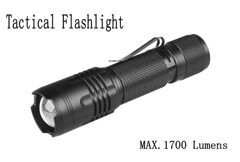 Wholesale USB rechargeable 1500 lumens zoom 2 modes Portable LED Flashlight