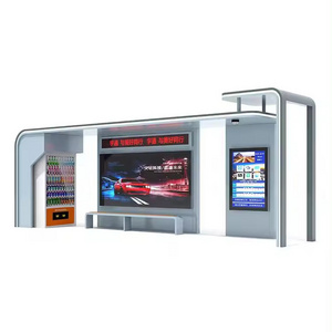 Customized Outdoor Bus Shelter Furniture for Public Transportation Waiting Areas