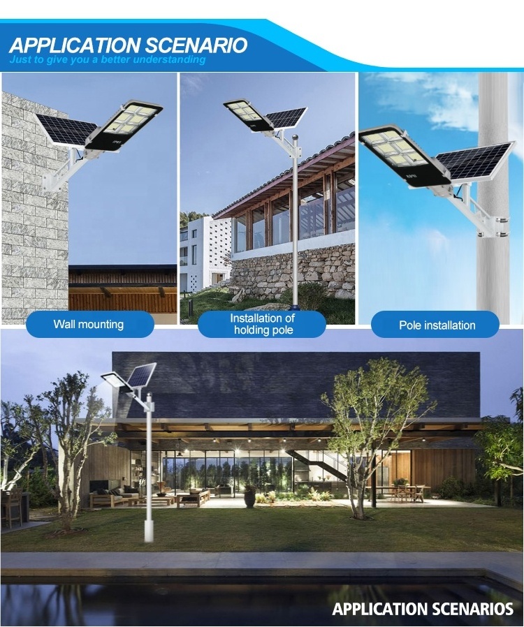 Solaire Waterproof Soler Energy Power Light Panel 80W 300W 500W 1000W Solar Lights Outdoor Led Solar Street Light