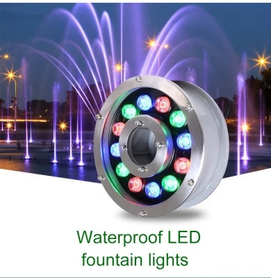 Source Factory LED Fountain Light IP68 RGB4in1 Recessed marine light Pond Light Musical Lamp