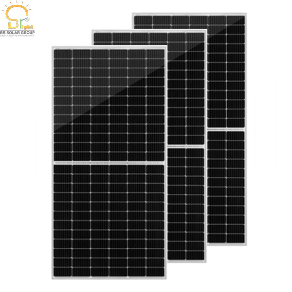 BR SOLAR mono half cell solar cell panel 450w home use solar panel  Mono 450W 550W Solar Panels